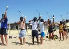 bedrijfsuitje scheveningen strandtent activiteiten  bbq